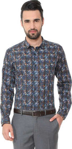 Men Printed Formal Spread Shirt